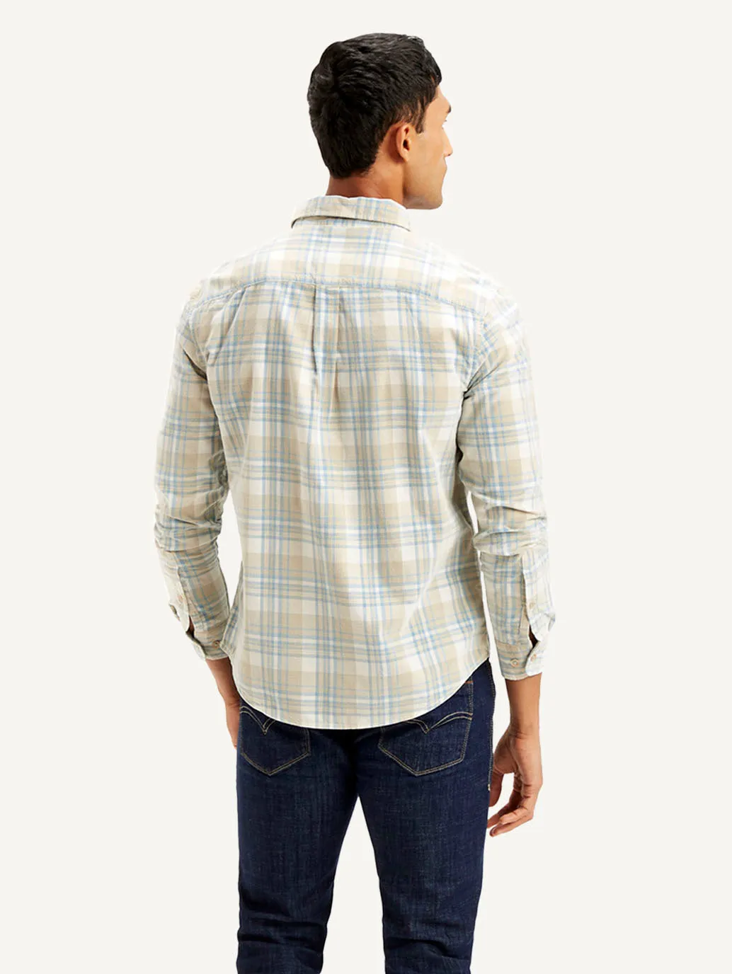 Men's Checkered Slim Fit Shirt