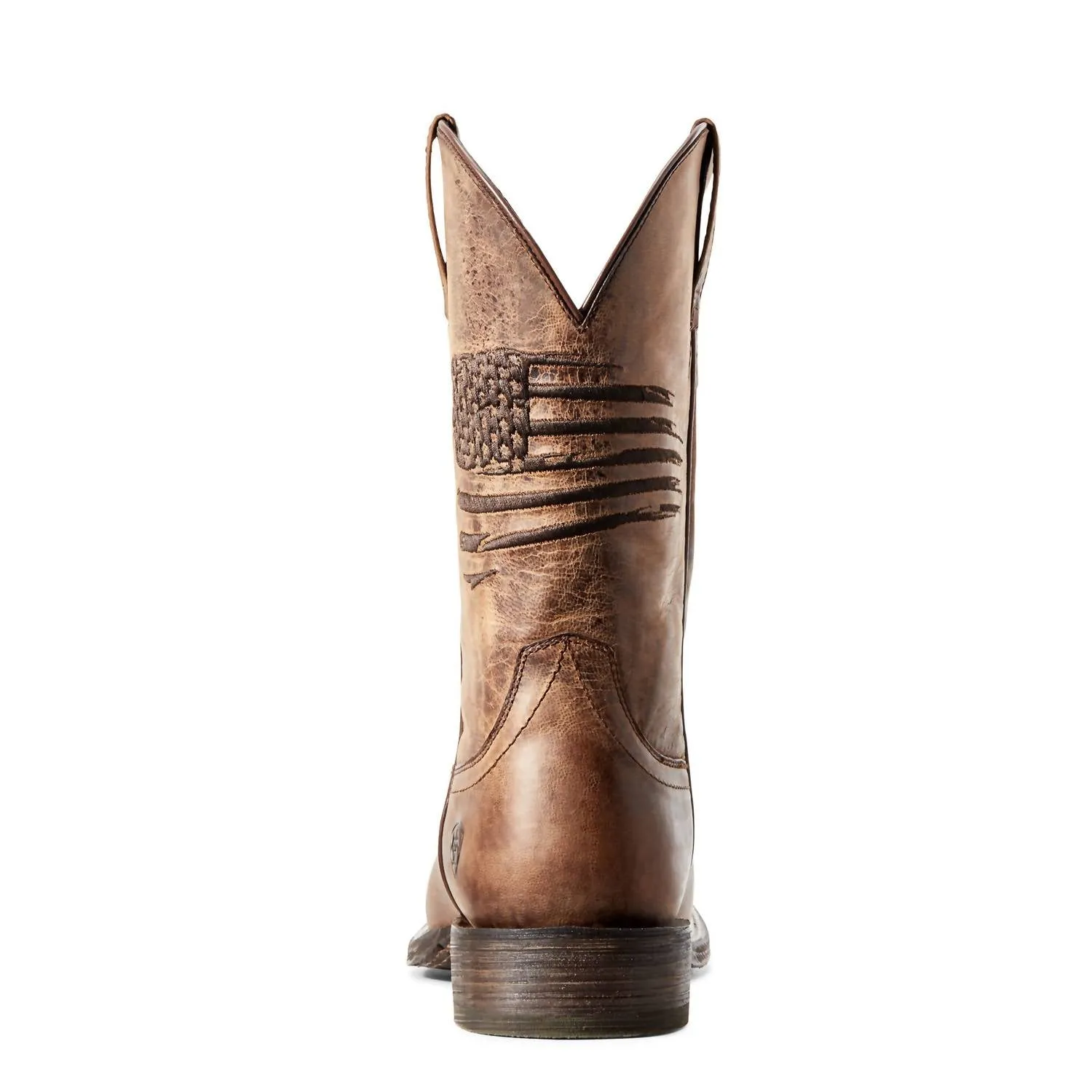 Men's Circuit Patriot Western Boot In Weathered Tan