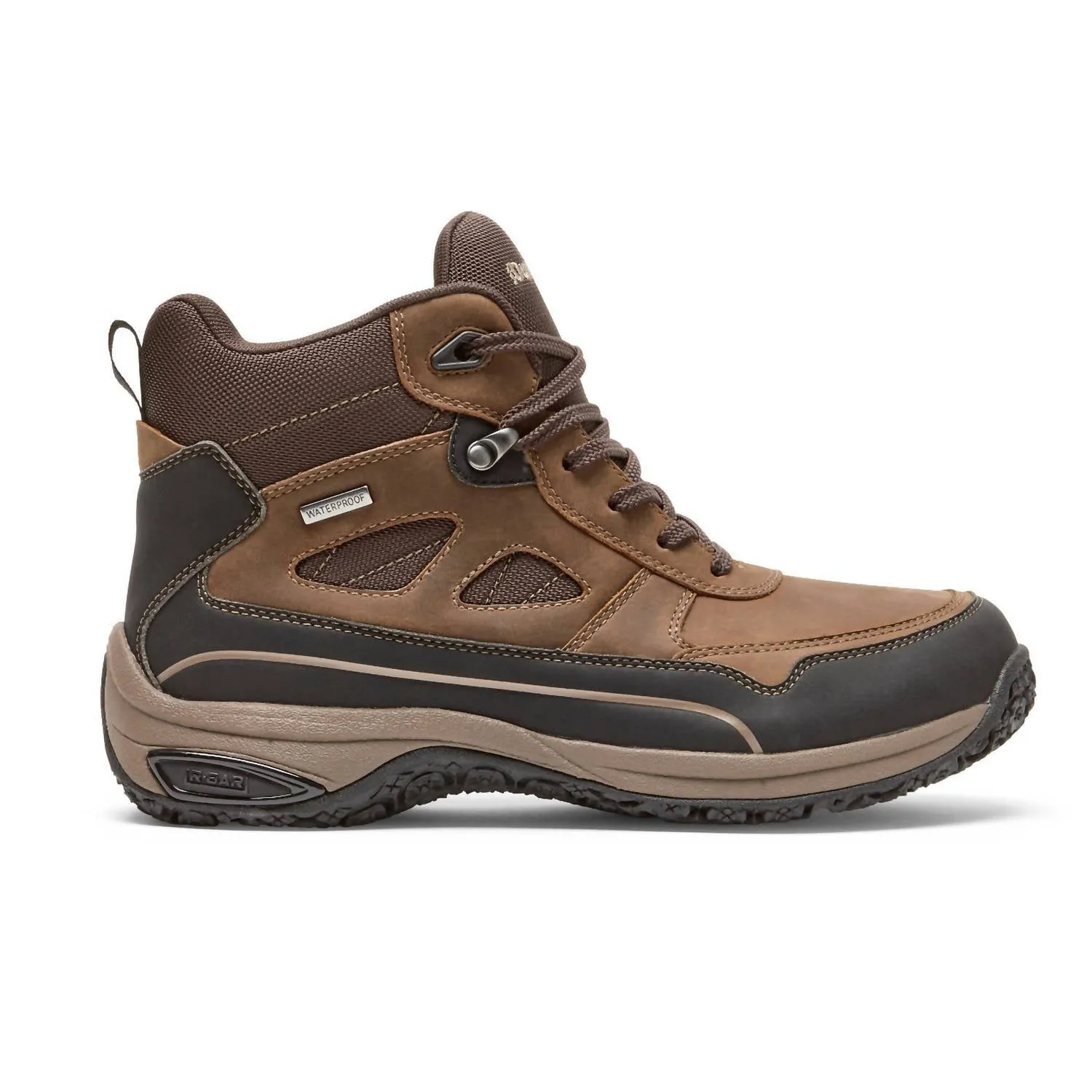 Men's Cloud Plus Mid Ii Nubuck Boots In Brown Leather
