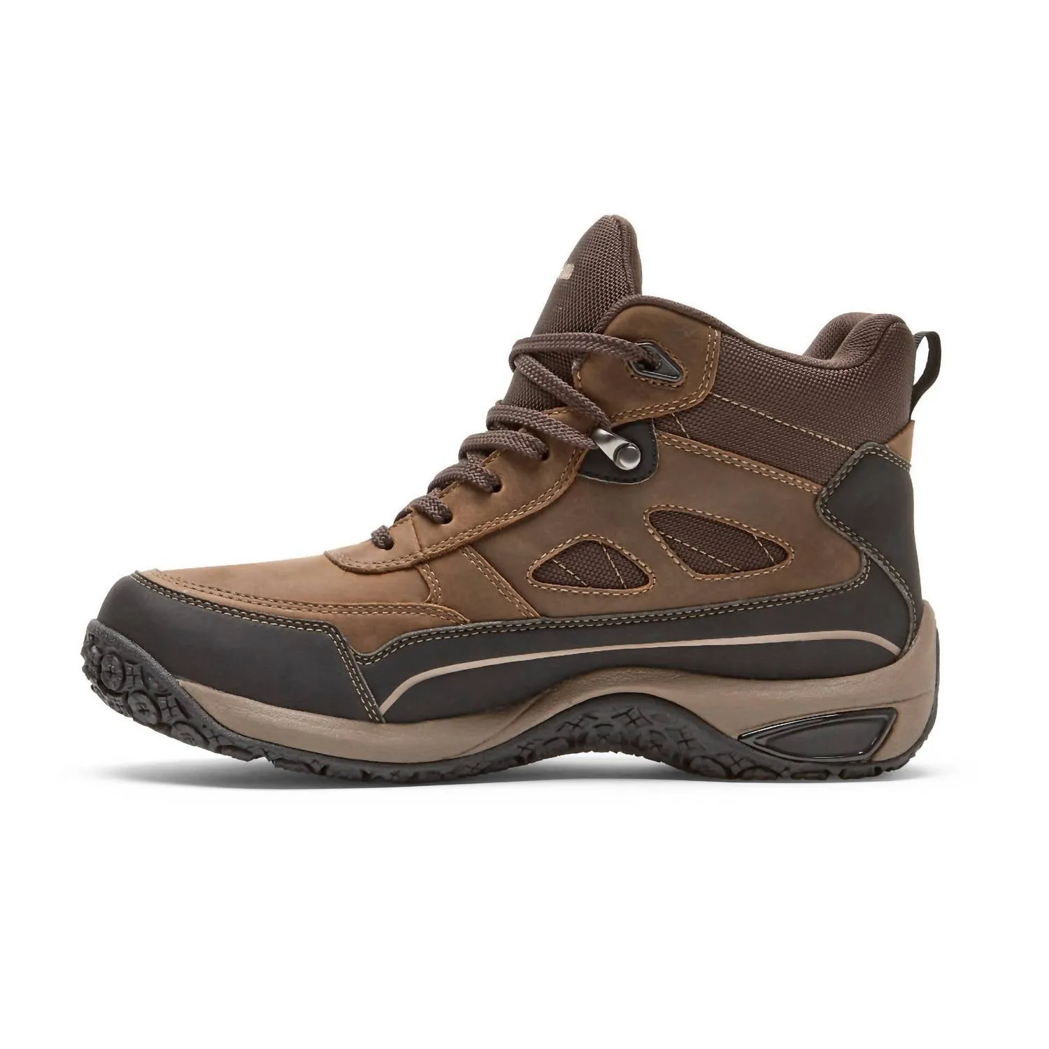 Men's Cloud Plus Mid Ii Nubuck Boots In Brown Leather