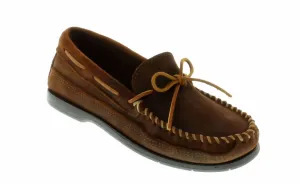 Men's Essential Hardsole Moc In Brown Ruff