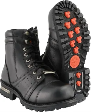 Men's Lace To Toe W/ Side Zipper In Black