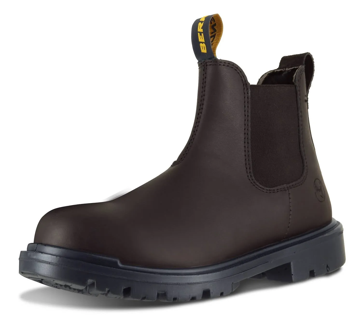 Men's Pull-On Soft Toe Work Boots Eh Rated In Brown