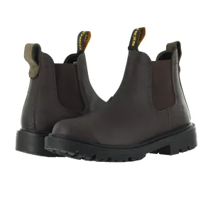Men's Pull-On Soft Toe Work Boots Eh Rated In Brown