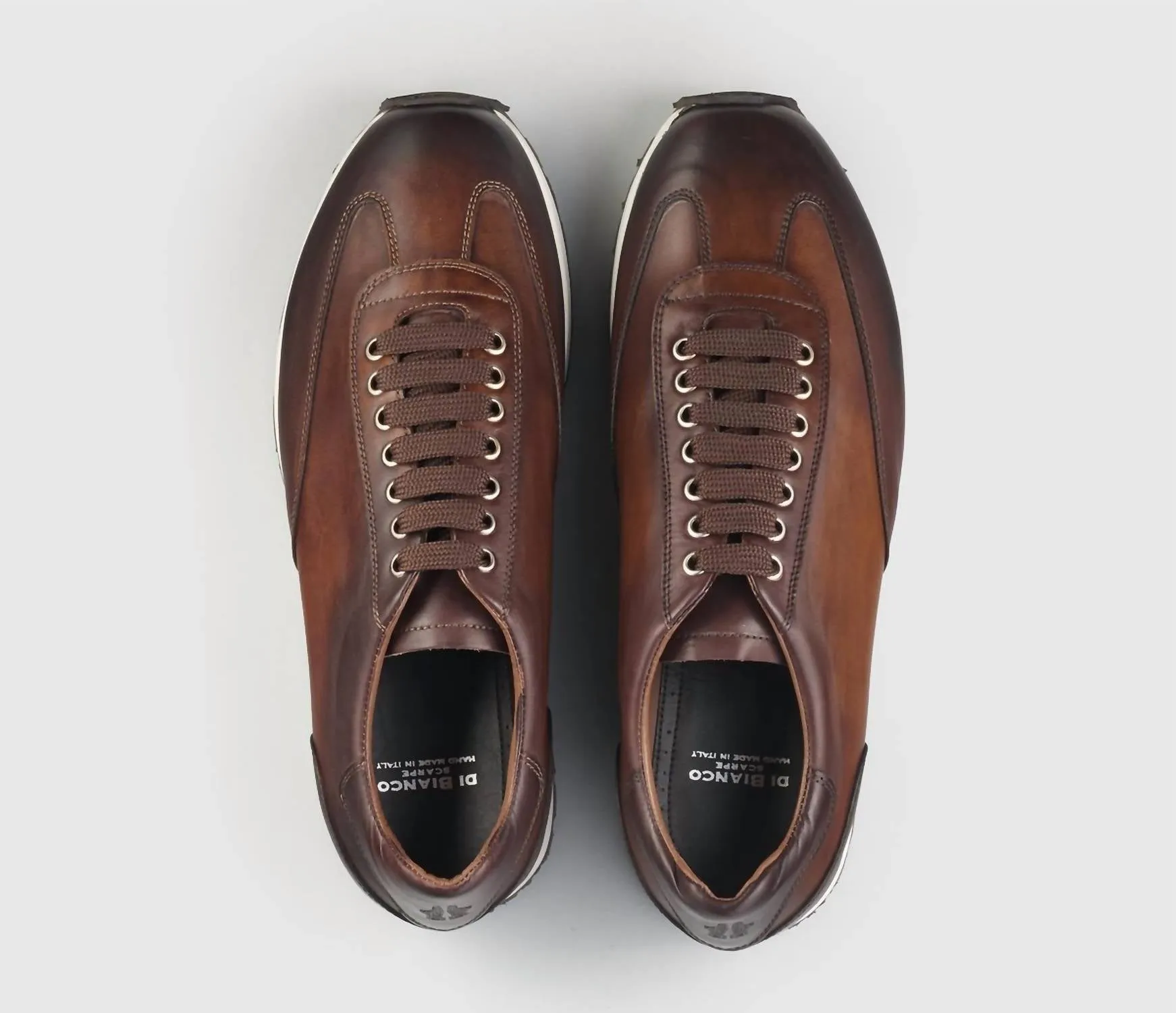 Men's Sb307 Calf Reverse Sombrero Sneaker In Brown