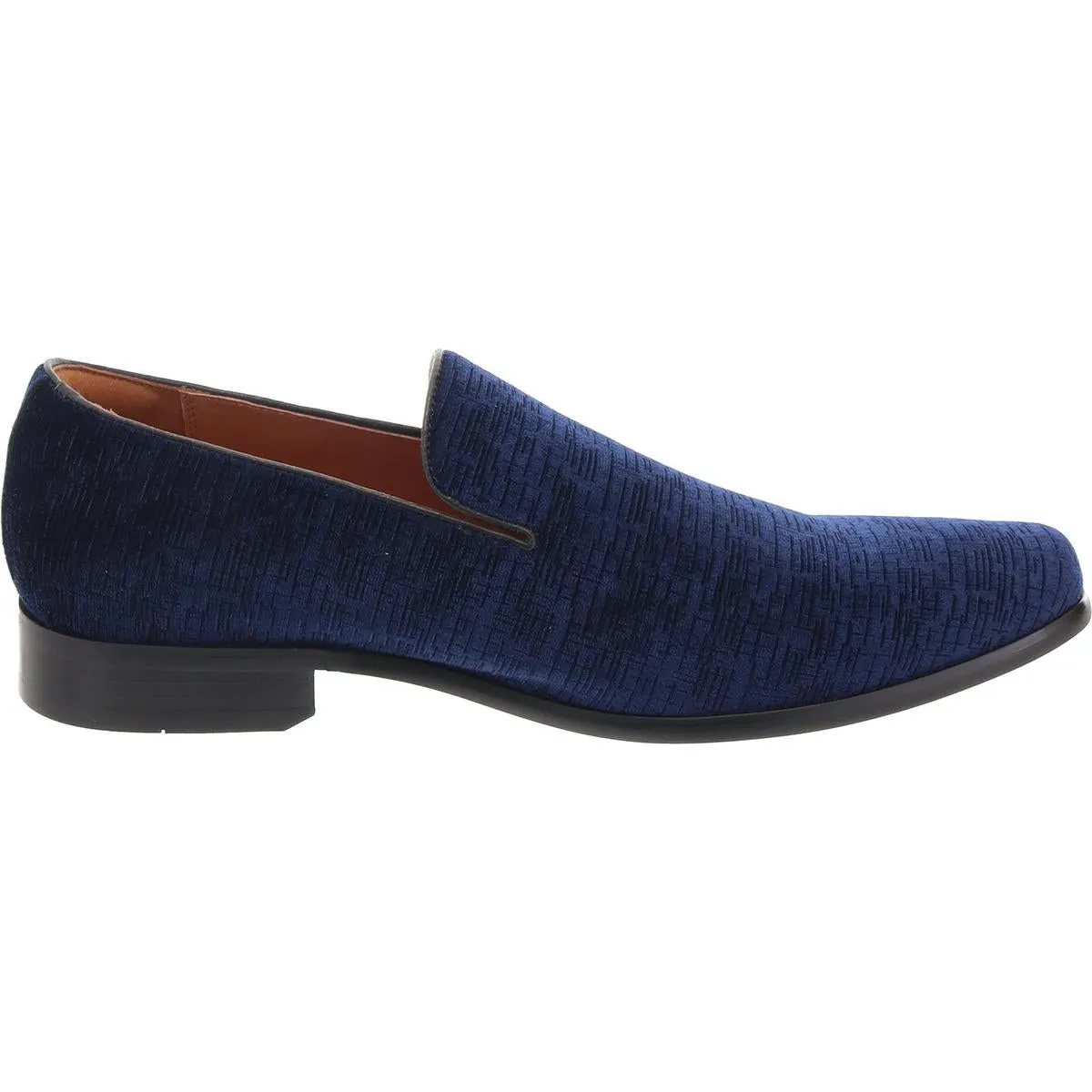Mens Solid Velvet Loafers