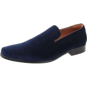 Mens Solid Velvet Loafers