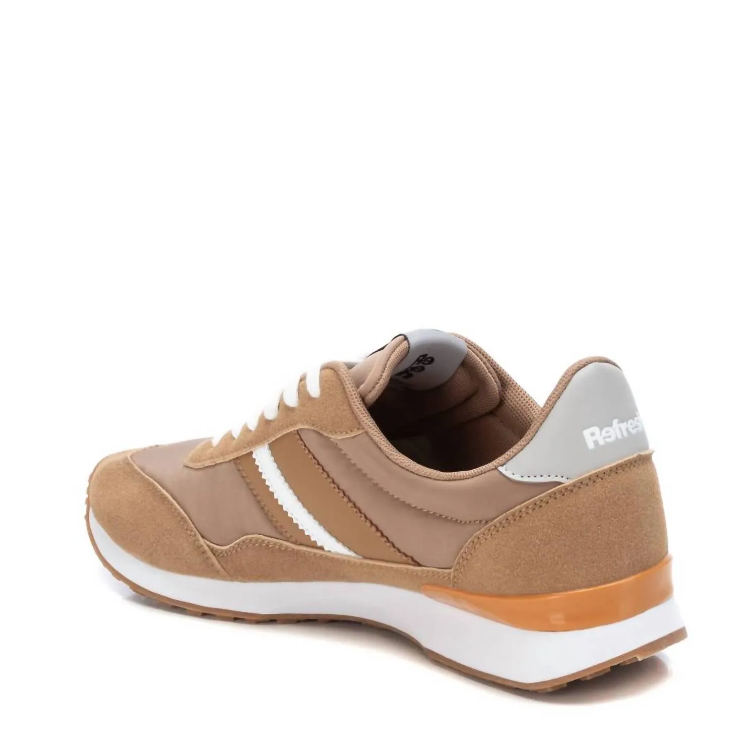 Men's Traditional Sneakers In Medium Beige