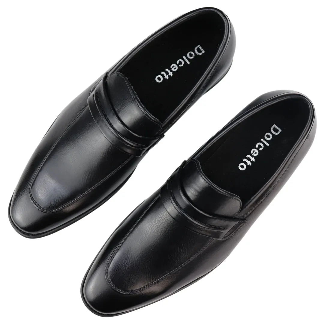 Moccasin Loafers Shoes Leather Lined Slip On Smart Formal Shoe