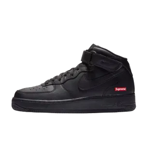 Nike Air Force 1 Mid Supreme Black