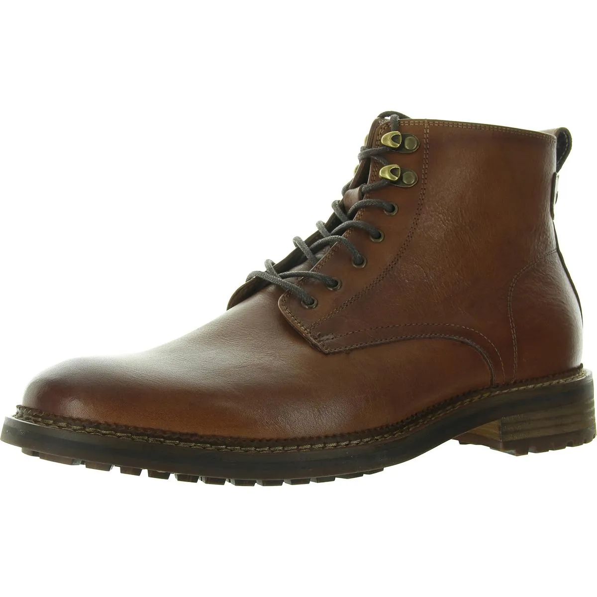 Noby Mens Lace-Up Leather Combat & Lace-Up Boots