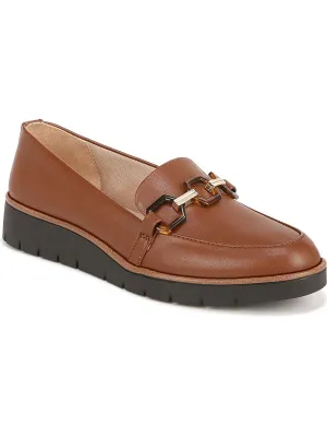 Optimist Womens Faux Leather Padded Insole Loafers