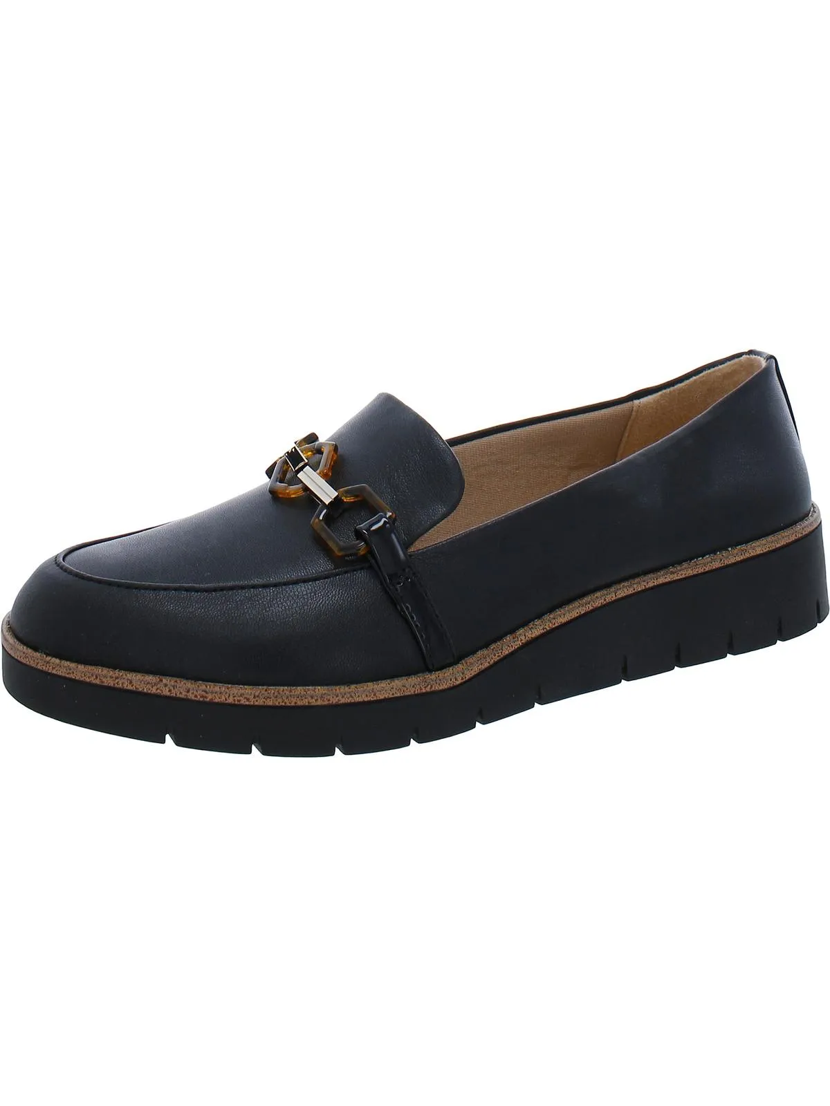 Optimist Womens Faux Leather Padded Insole Loafers