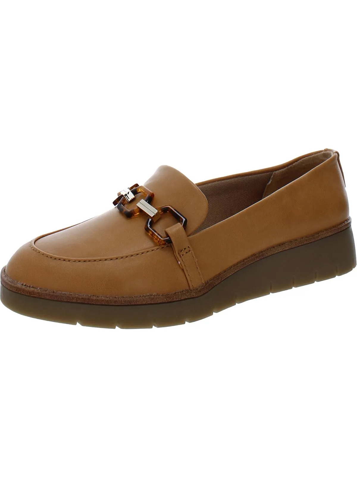 Optimist Womens Faux Leather Padded Insole Loafers