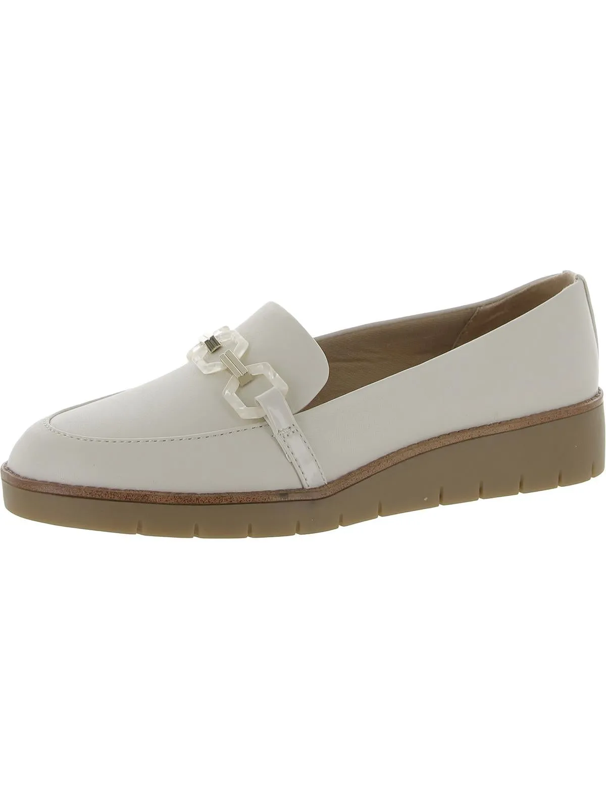Optimist Womens Faux Leather Padded Insole Loafers