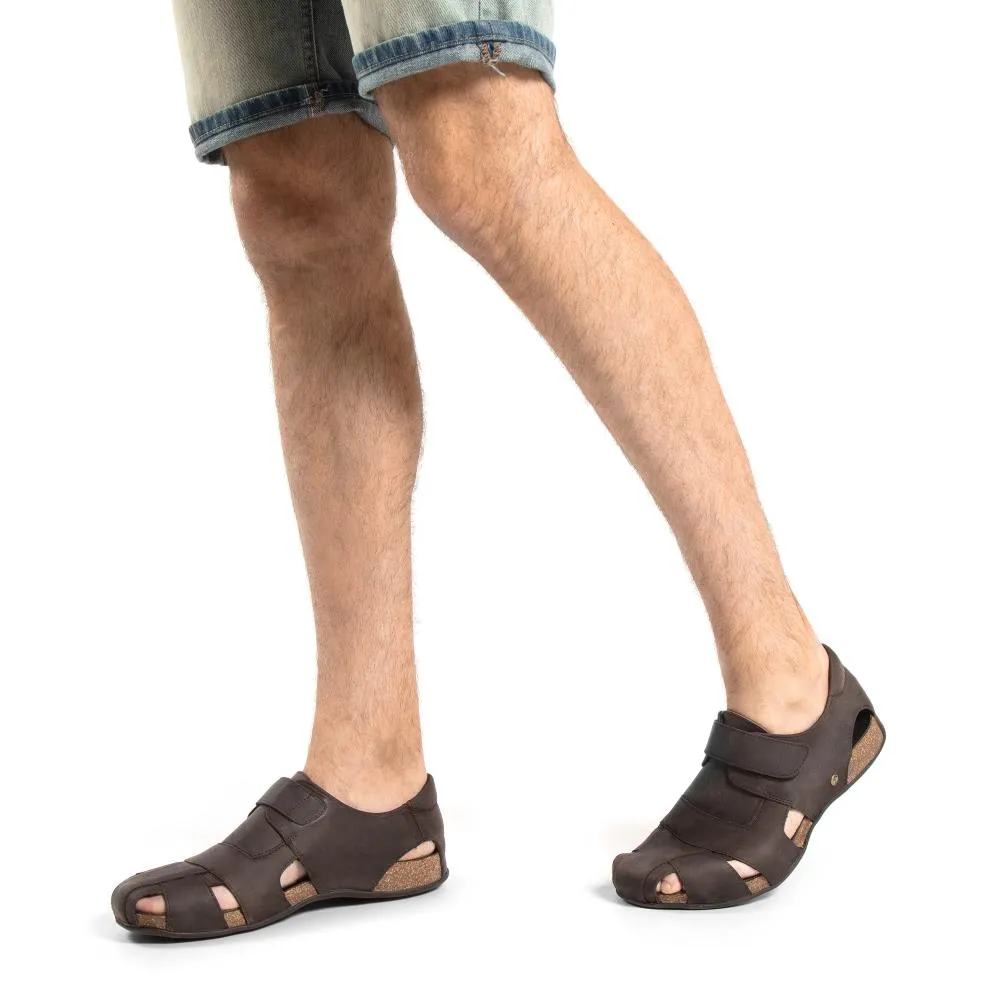 Panama Jack Fletcher C1- Men's Closed Toe Leather Sandals