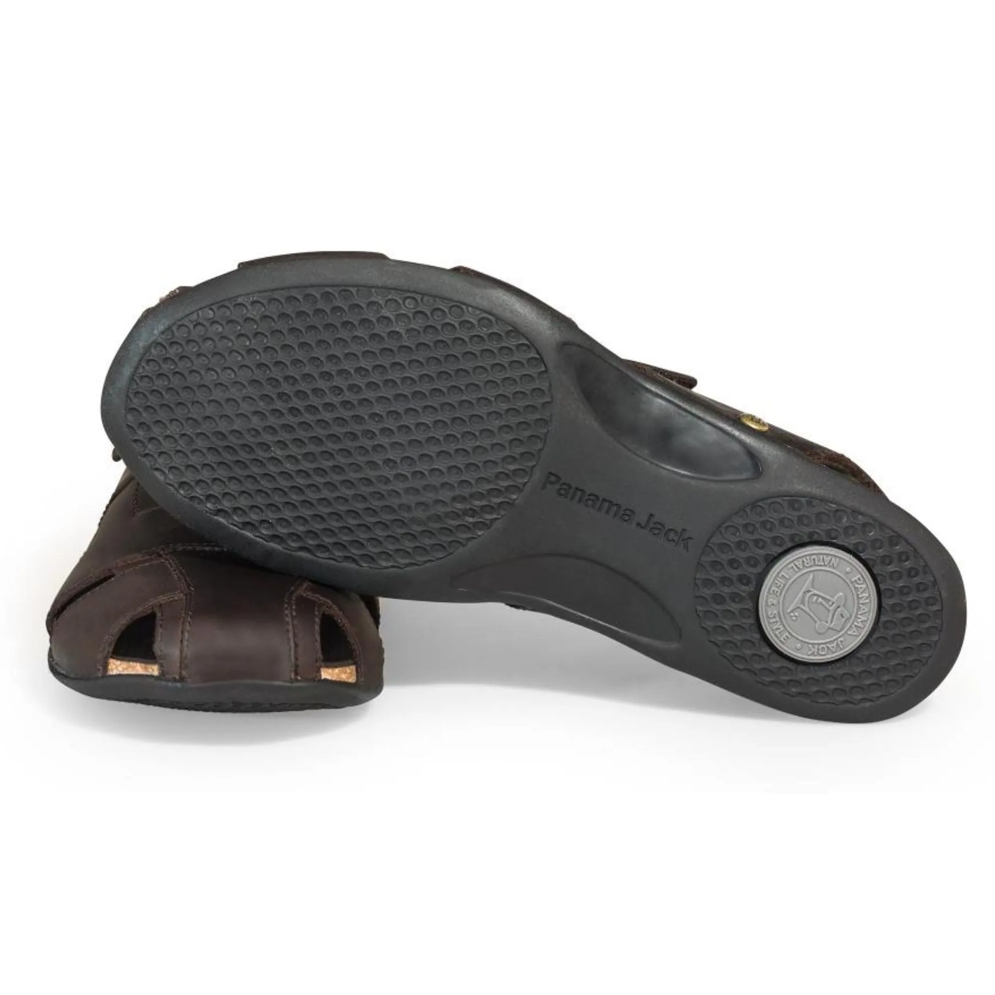 Panama Jack Fletcher C1- Men's Closed Toe Leather Sandals