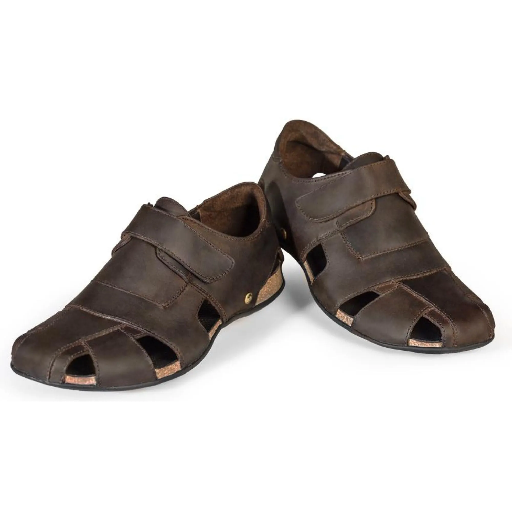 Panama Jack Fletcher C1- Men's Closed Toe Leather Sandals