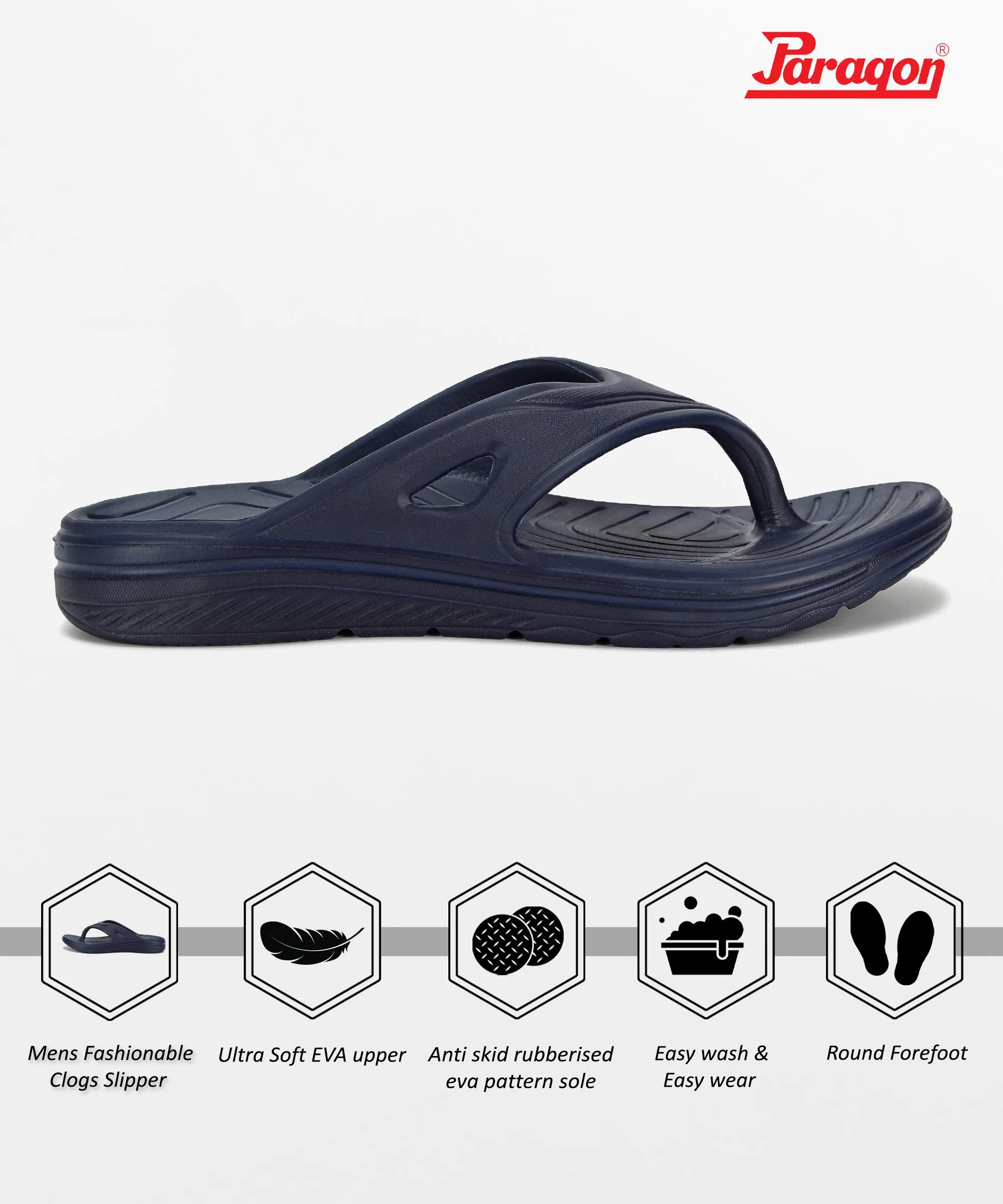 Paragon Blot Men Stylish Lightweight Flipflops | Comfortable soles | Casual & Trendy Slippers | Indoor & Outdoor
