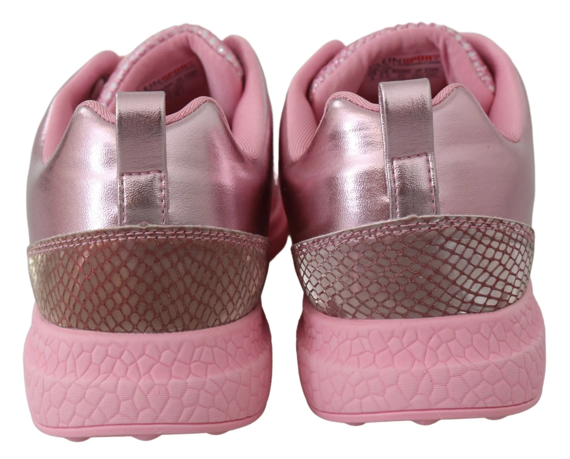 Plein Sport Blush Polyester Runner Gisella Sneakers Women's Shoes