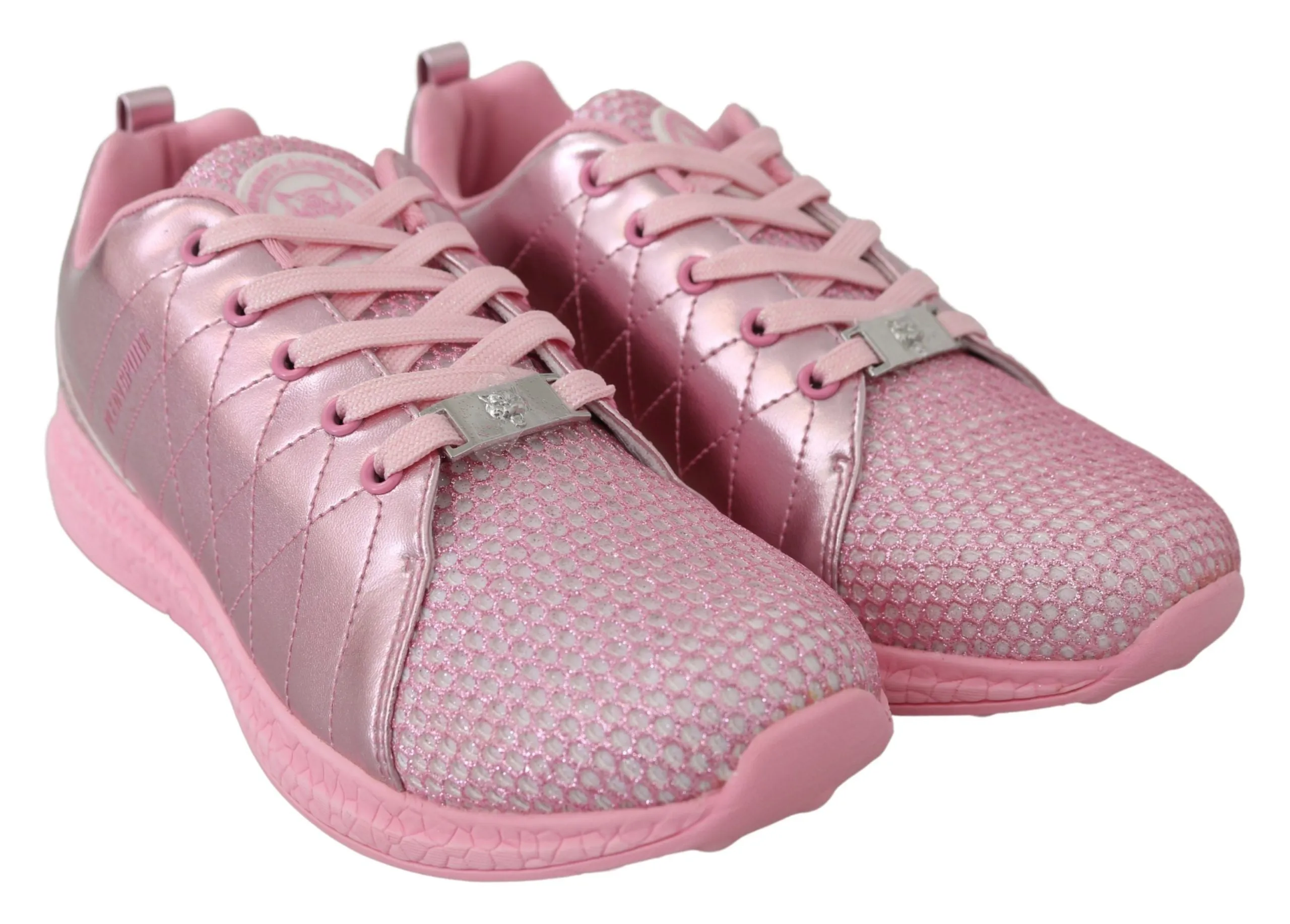 Plein Sport Blush Polyester Runner Gisella Sneakers Women's Shoes