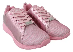 Plein Sport Blush Polyester Runner Gisella Sneakers Women's Shoes