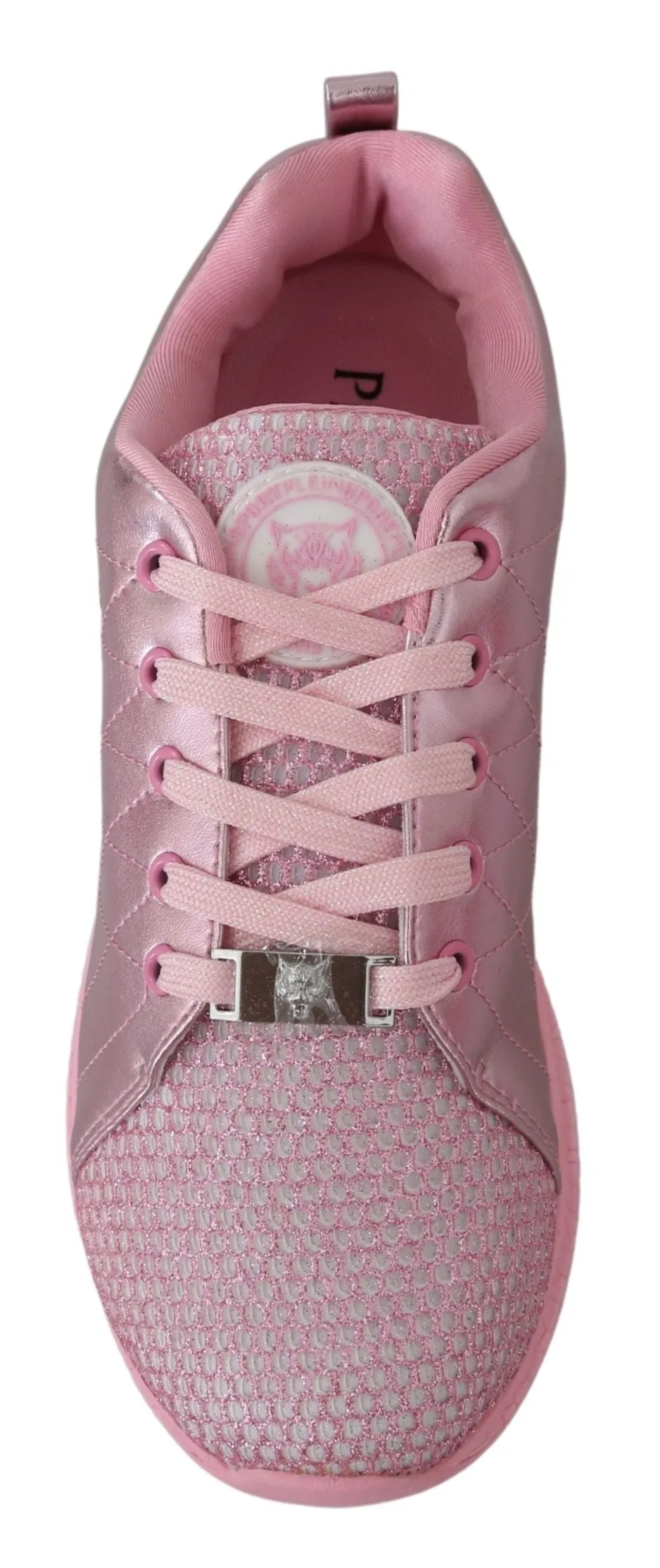 Plein Sport Blush Polyester Runner Gisella Sneakers Women's Shoes