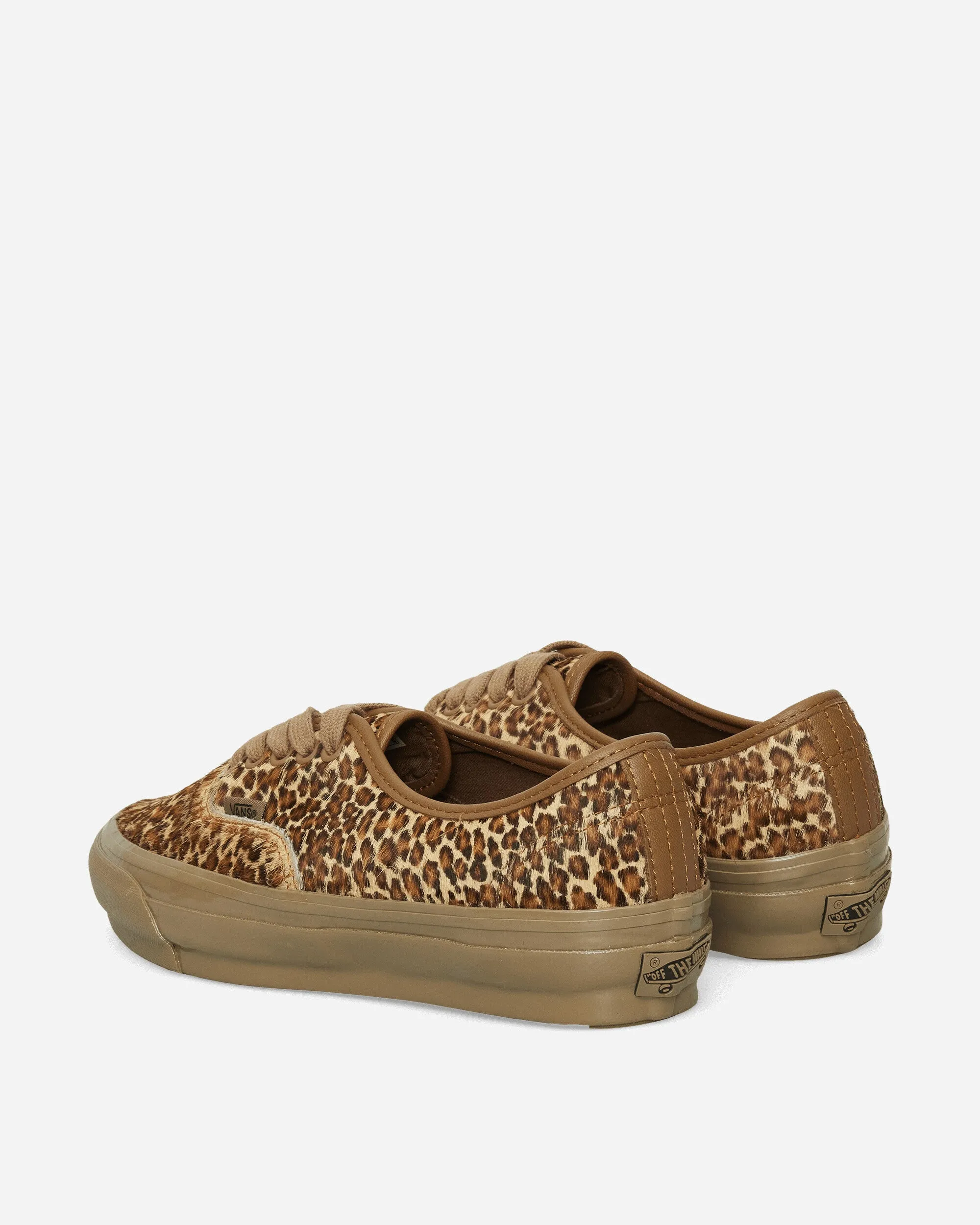 Premium Authentic 44 Pony Hair Sneakers Leopard