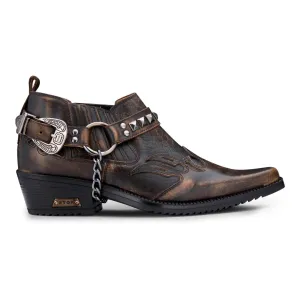 Real Leather Cowboy Wincklepickers Shoes Cuban Heel
