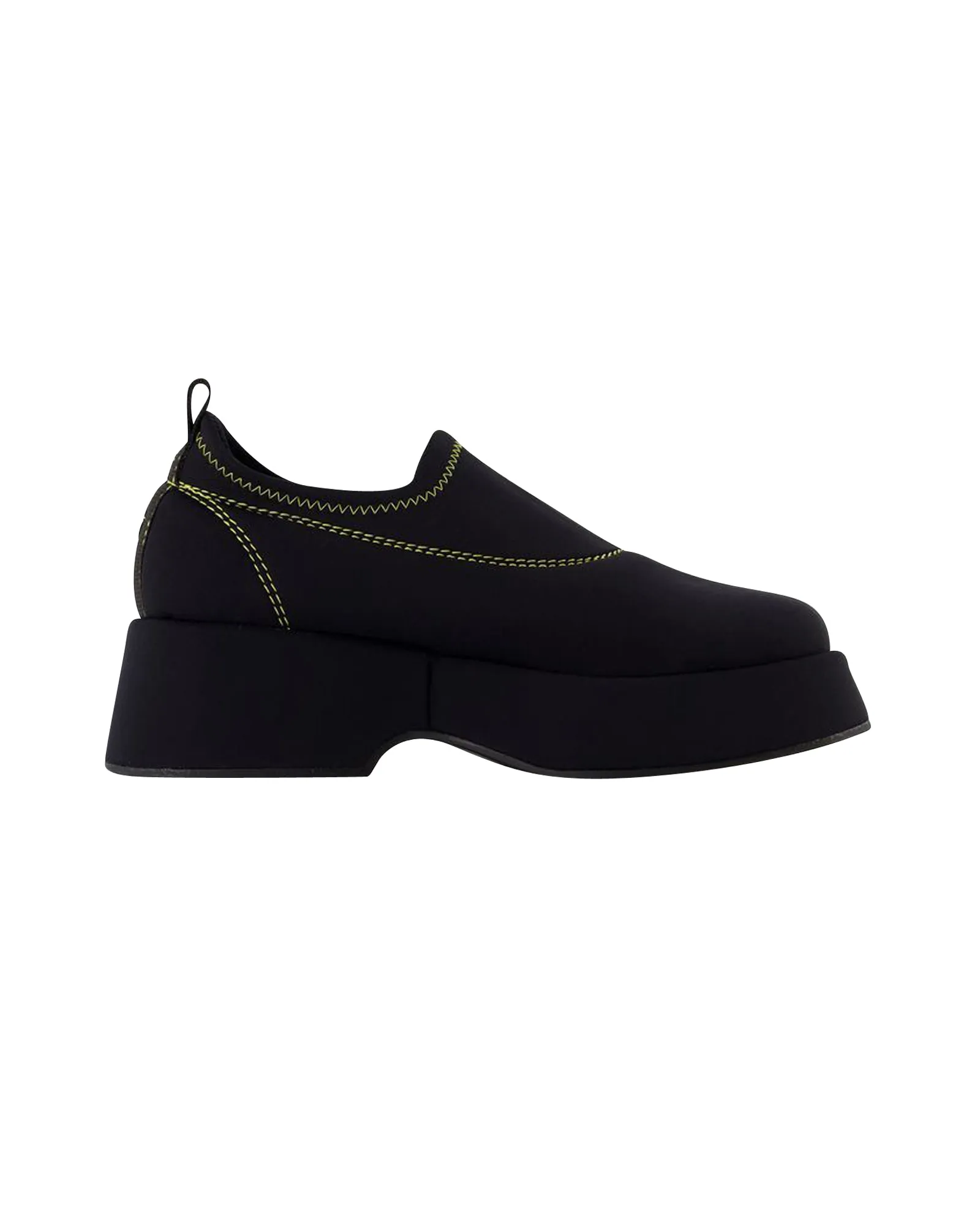 Retro Flatform Loafers - Ganni - Synthetic - Black