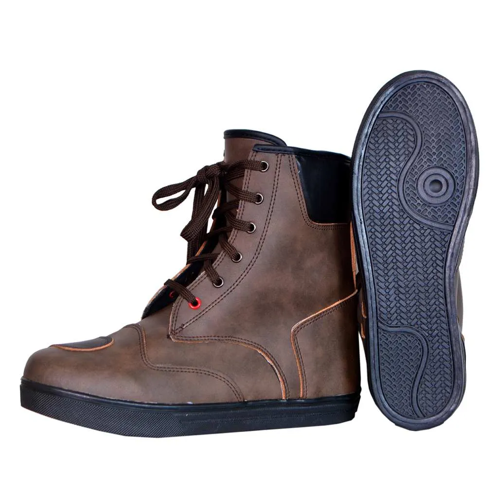 RIDERACT® Motorcycle Sneakers Boots Reckon Leather Motorbike Boots