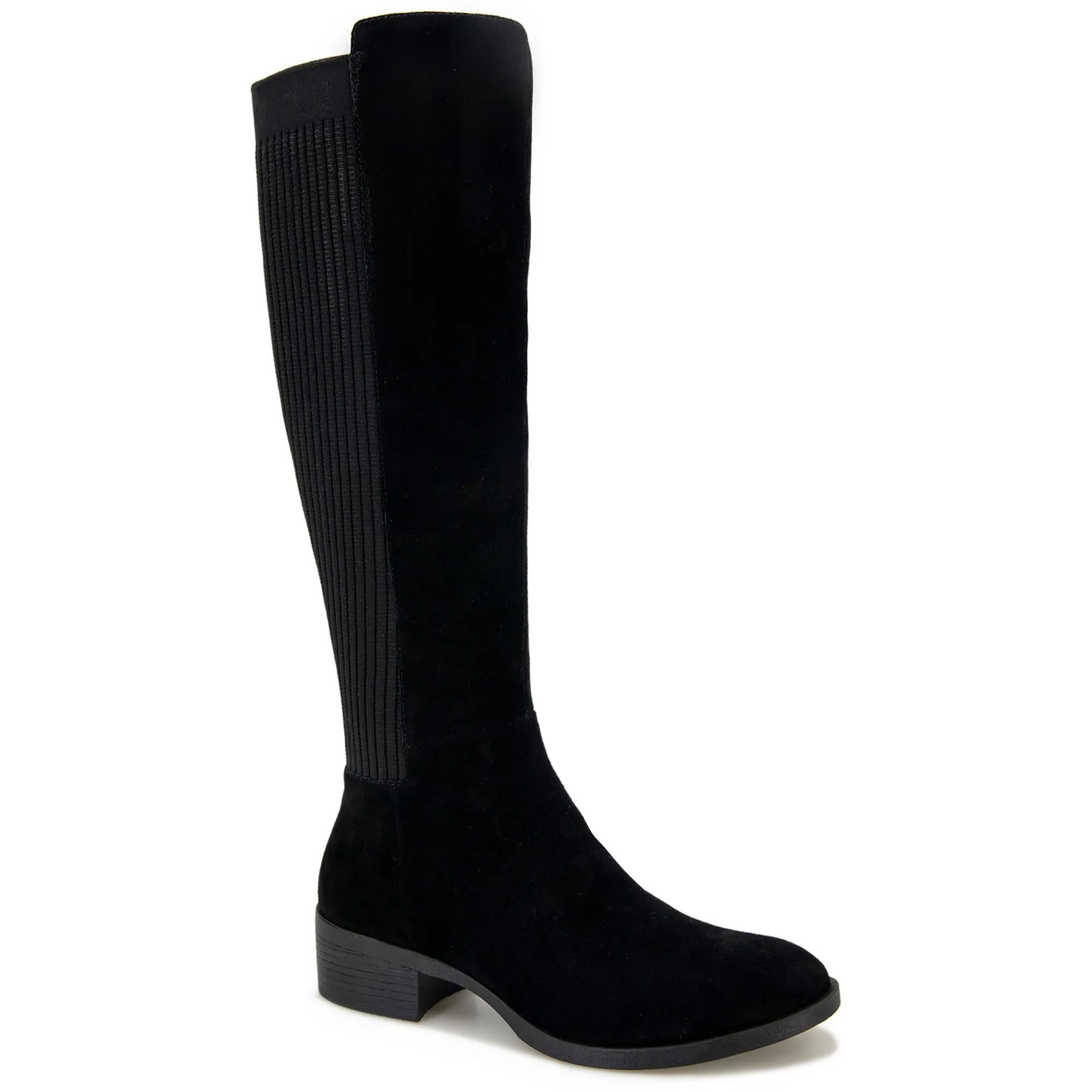 RIVA OTK Womens Faux Leather Inside Zipper Over-The-Knee Boots