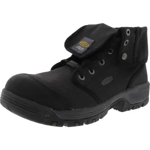 Roswell Mid Mens Slip Resistant Manmade Work & Safety Boots
