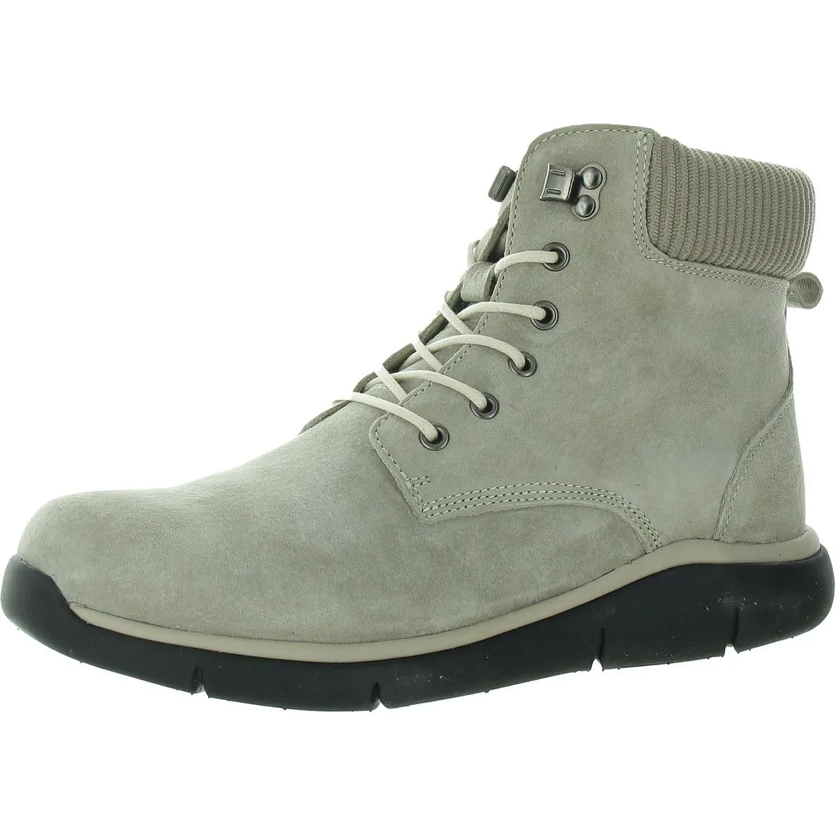 Scarlet  Womens Ankle Leather Combat & Lace-up Boots
