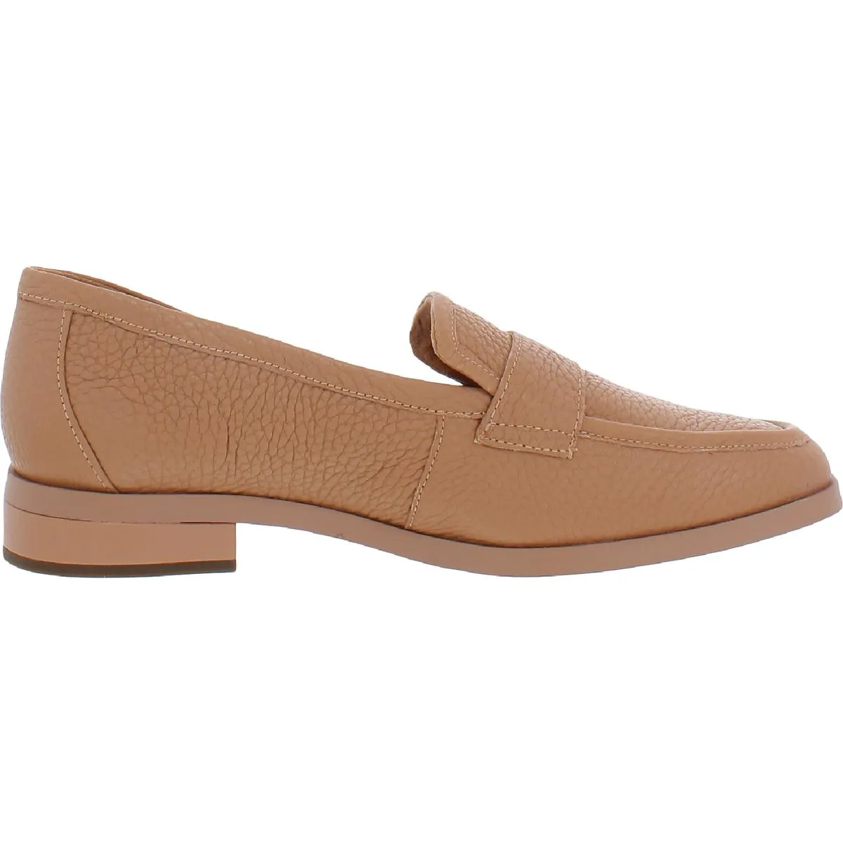 Sellah Womens Pebbled Slip On Loafers