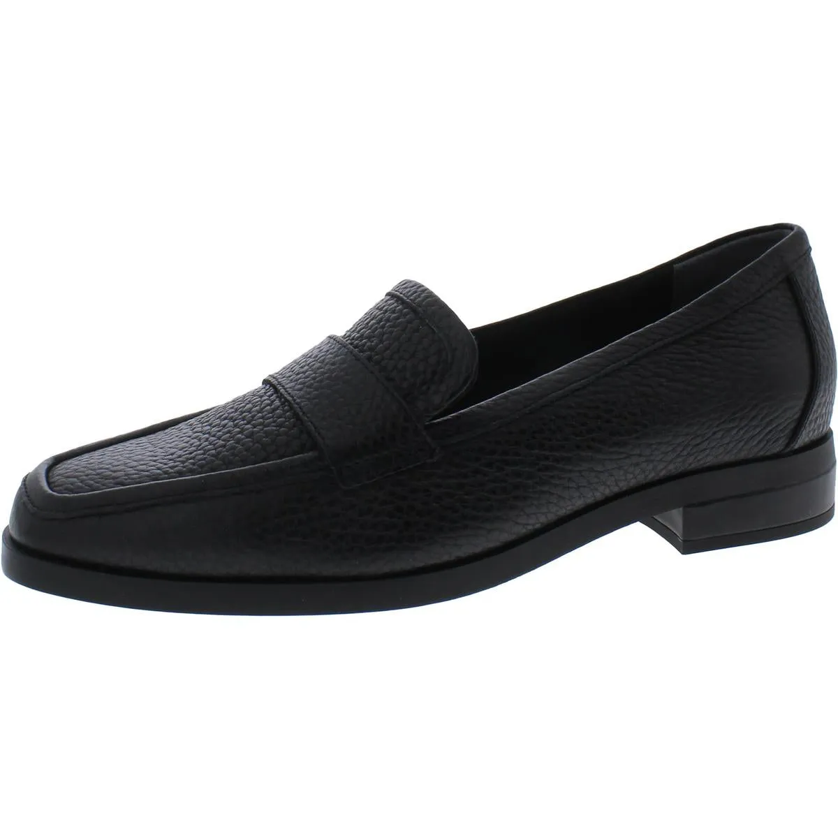 Sellah Womens Pebbled Slip On Loafers