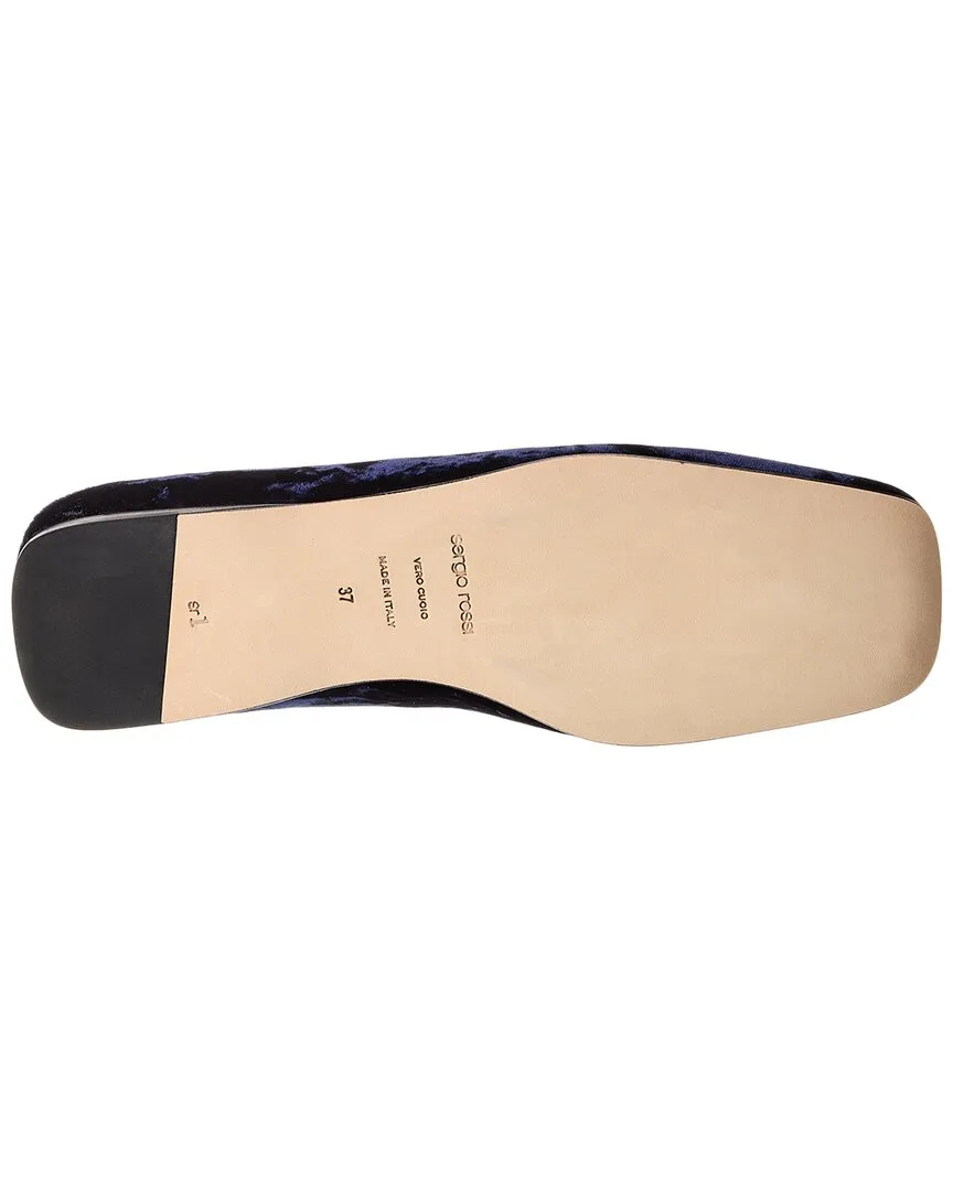 Sergio Rossi SR1 Velvet Loafer