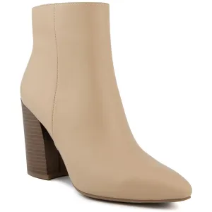 Sgr-Evvie Womens Block Heel Short Ankle Boots