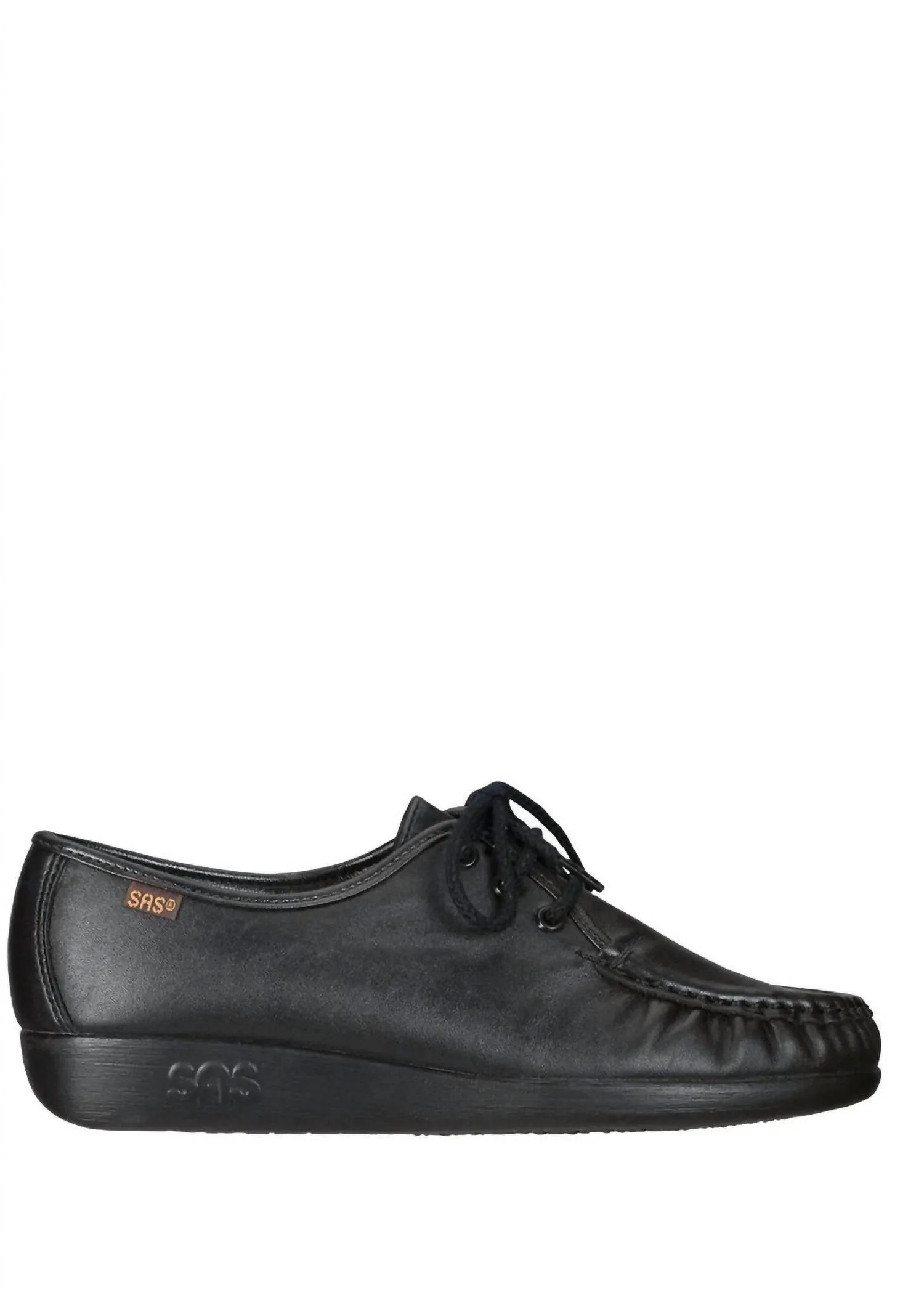 Siesta Lace Up Loafer - Narrow In Black