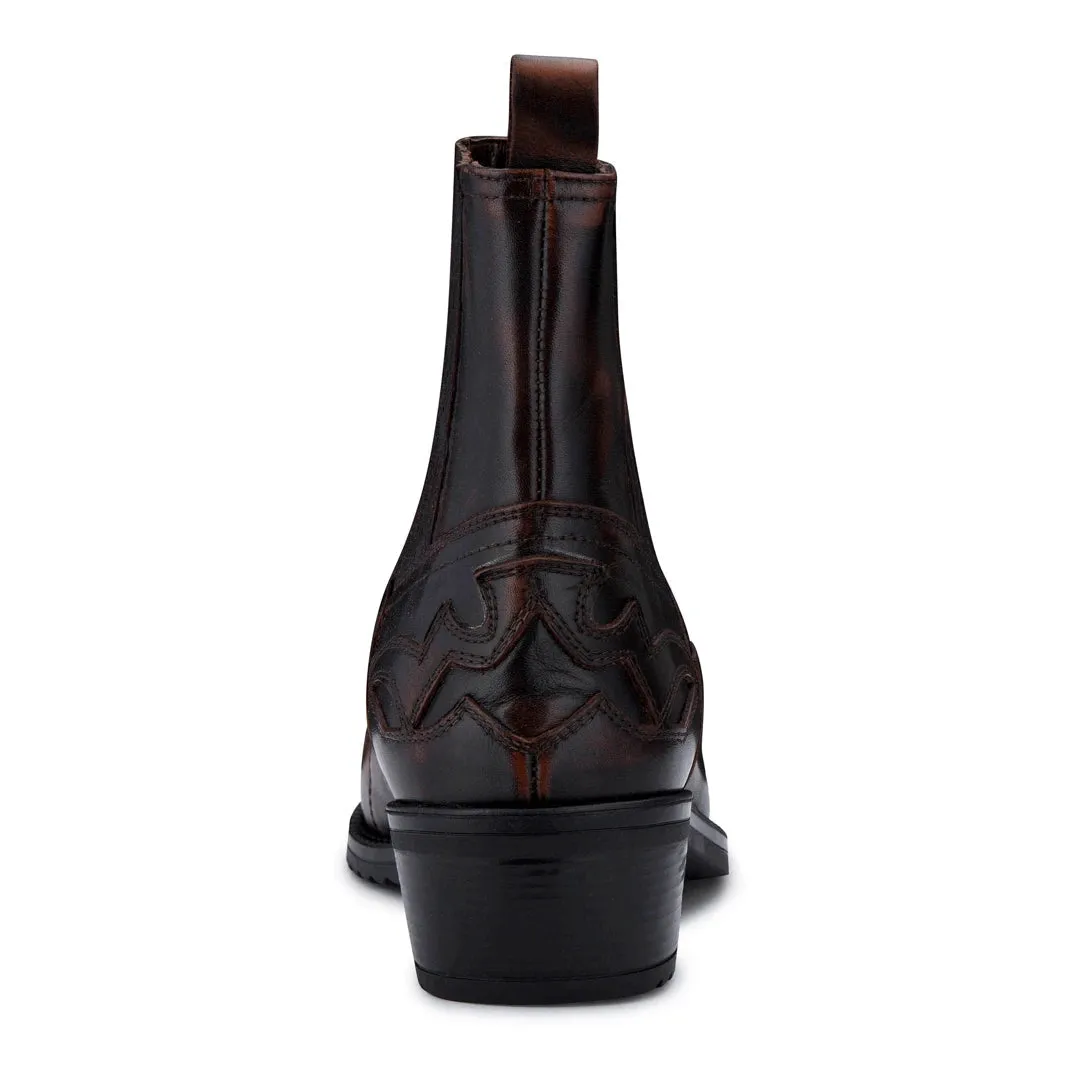 Slip On Cowboy Wincklepickers Ankle Boots