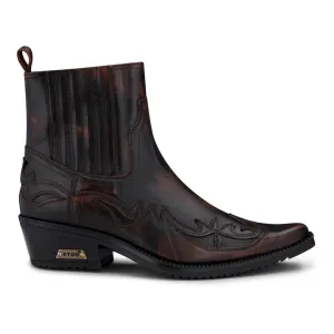 Slip On Cowboy Wincklepickers Ankle Boots