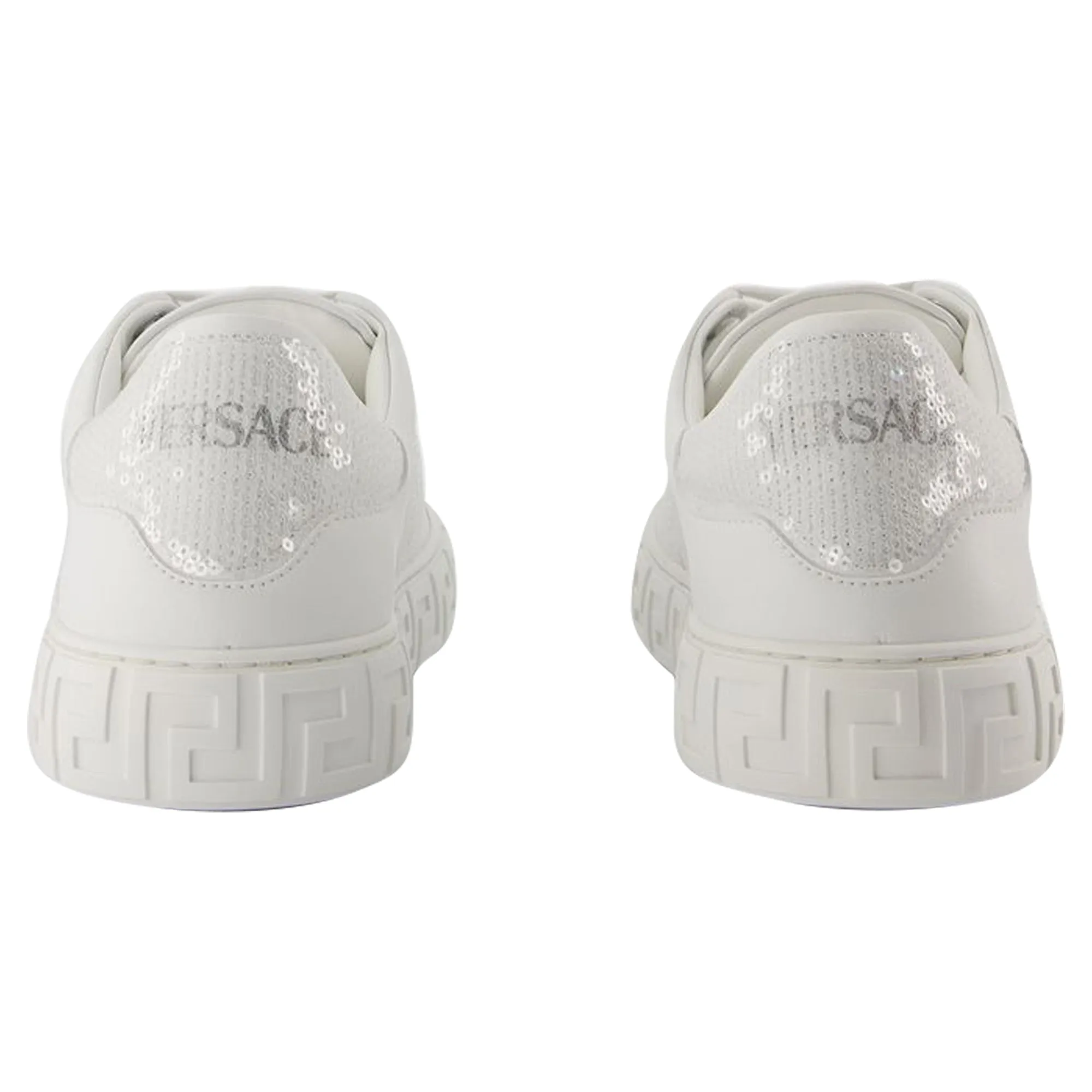 Sneakers - Versace - Cotton - White