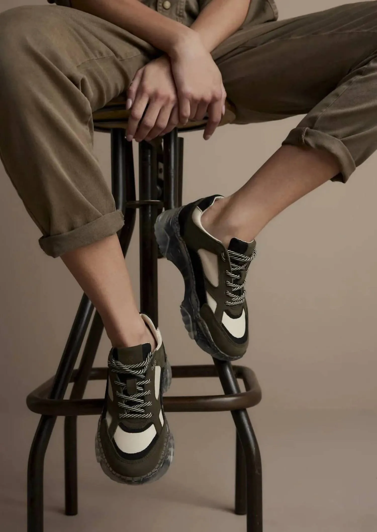 Sole Sneaker In Wood