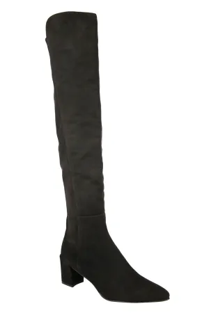 Stuart Weitzman Women's Allwayhunk  Cola Suede Over-The-Knee Boot