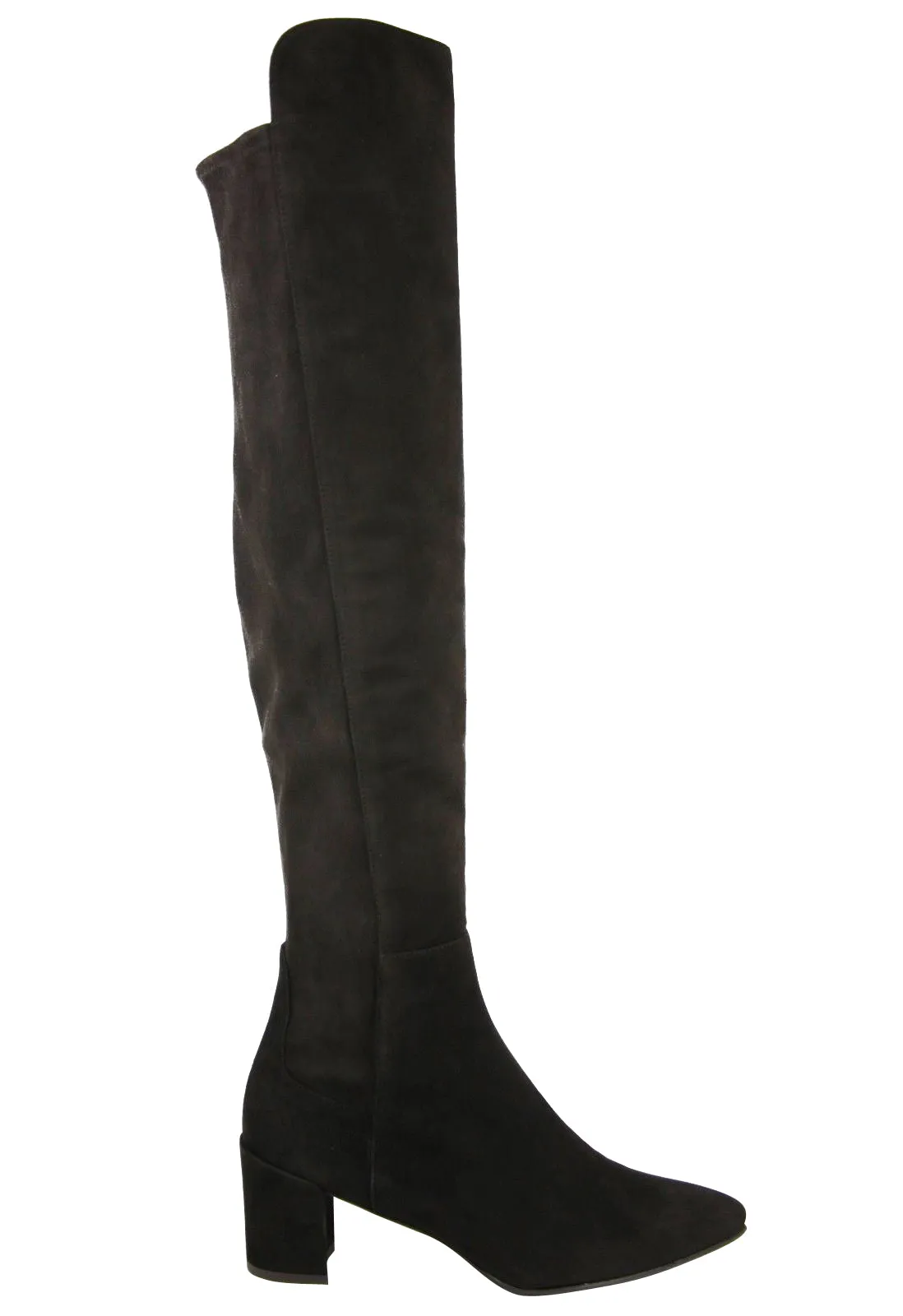 Stuart Weitzman Women's Allwayhunk  Cola Suede Over-The-Knee Boot