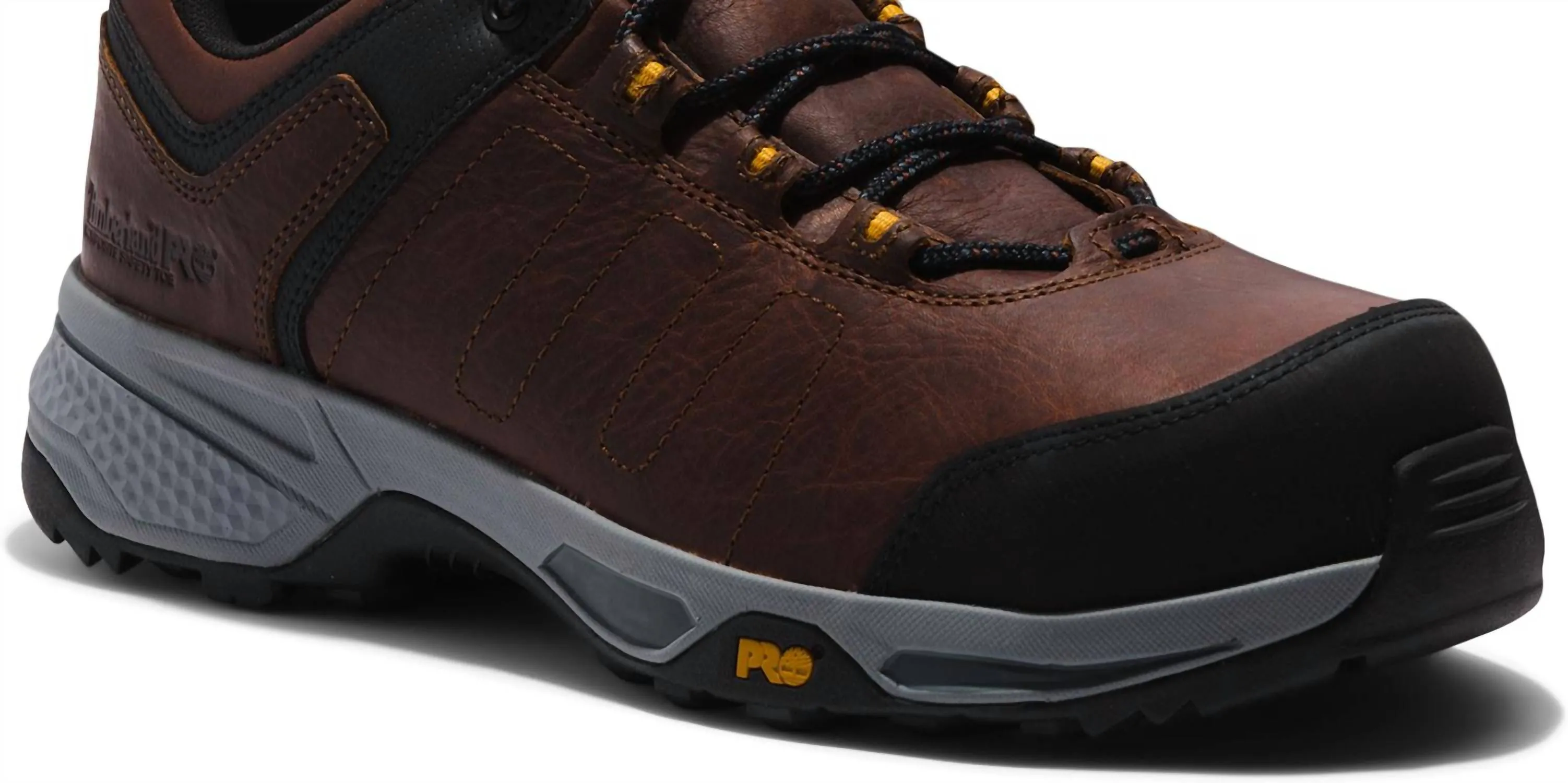 Switchback Oxford Comp. Toe Work Shoe In Brown