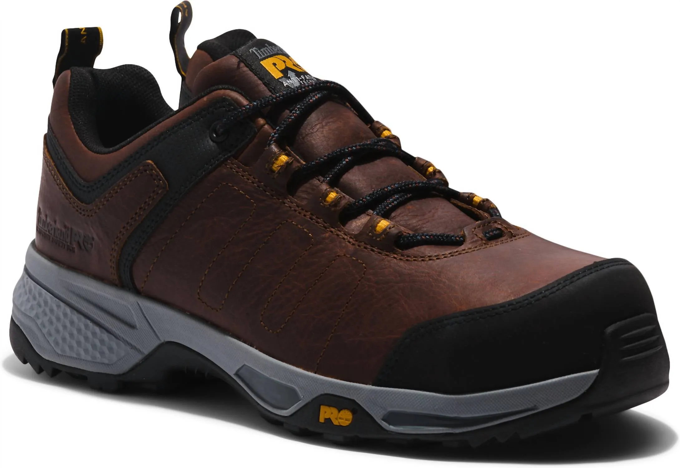 Switchback Oxford Comp. Toe Work Shoe In Brown