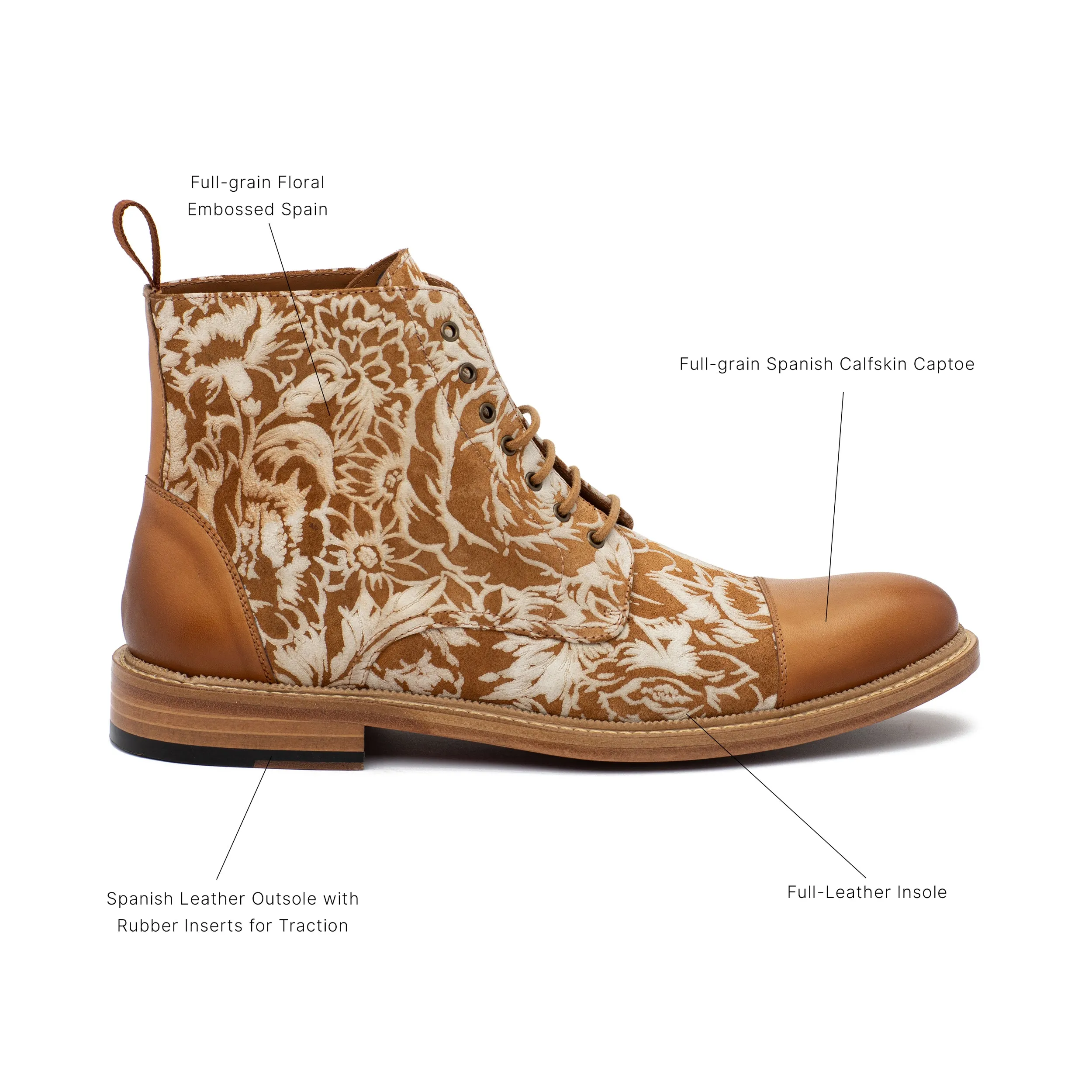 TAFT The Rome Boot in Floral