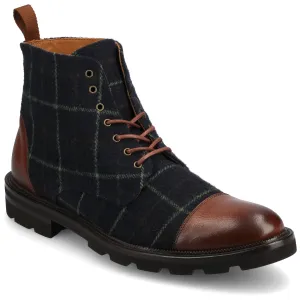 The Jack Boot in Navy Tweed