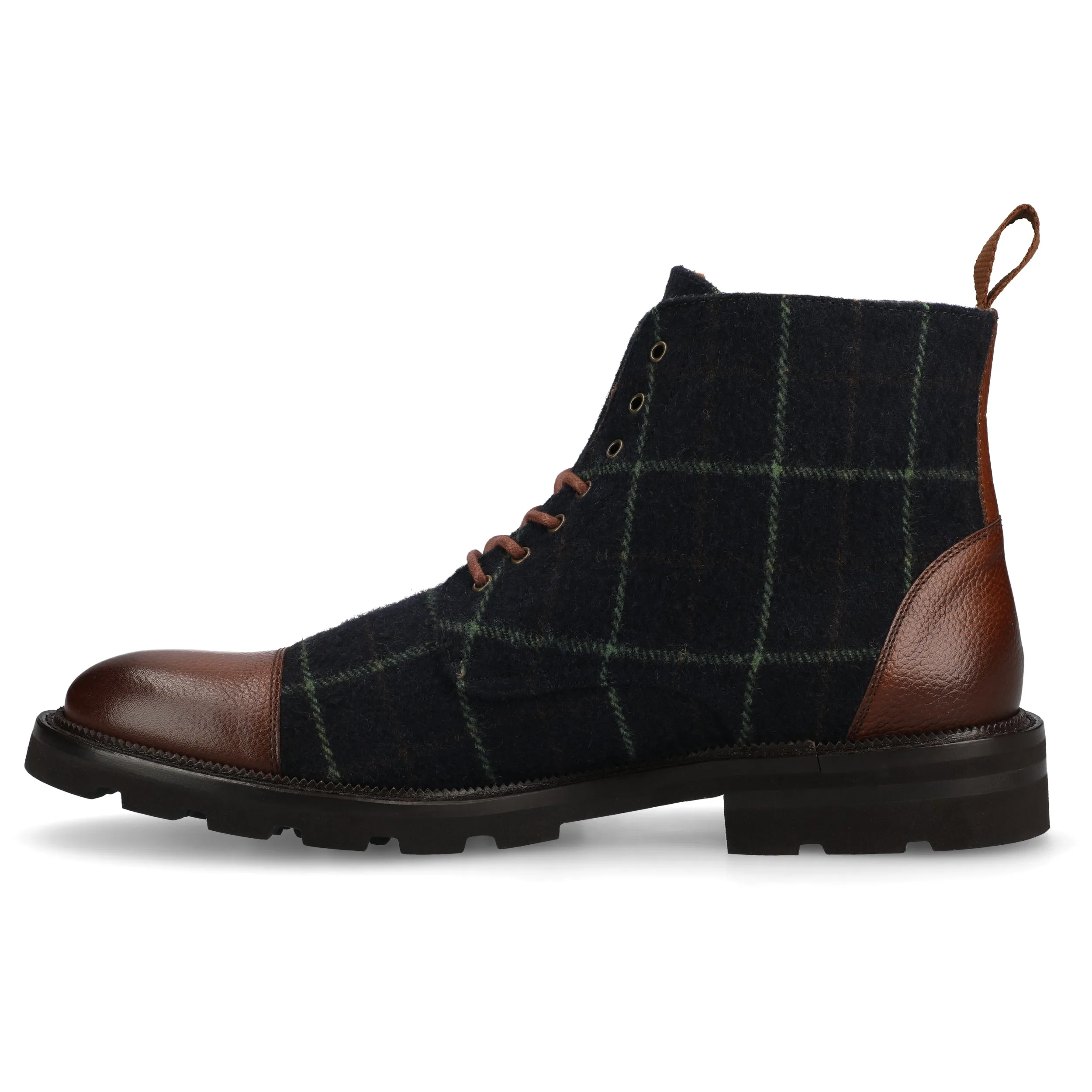 The Jack Boot in Navy Tweed